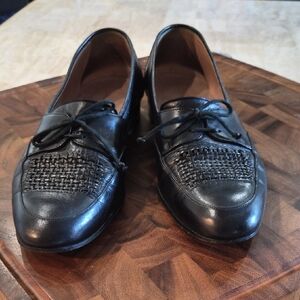 Bally Black Leather Shoes 9 1/2 M